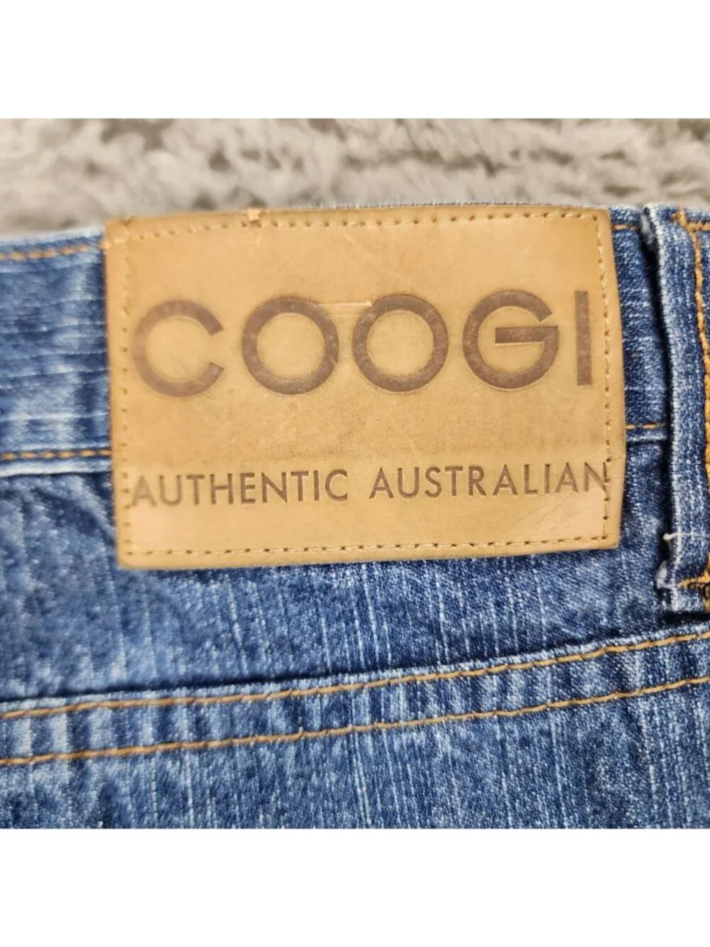 Coogi Shorts Mens 44 Blue Vintage Bagging Denim Jean Jorts *Read*